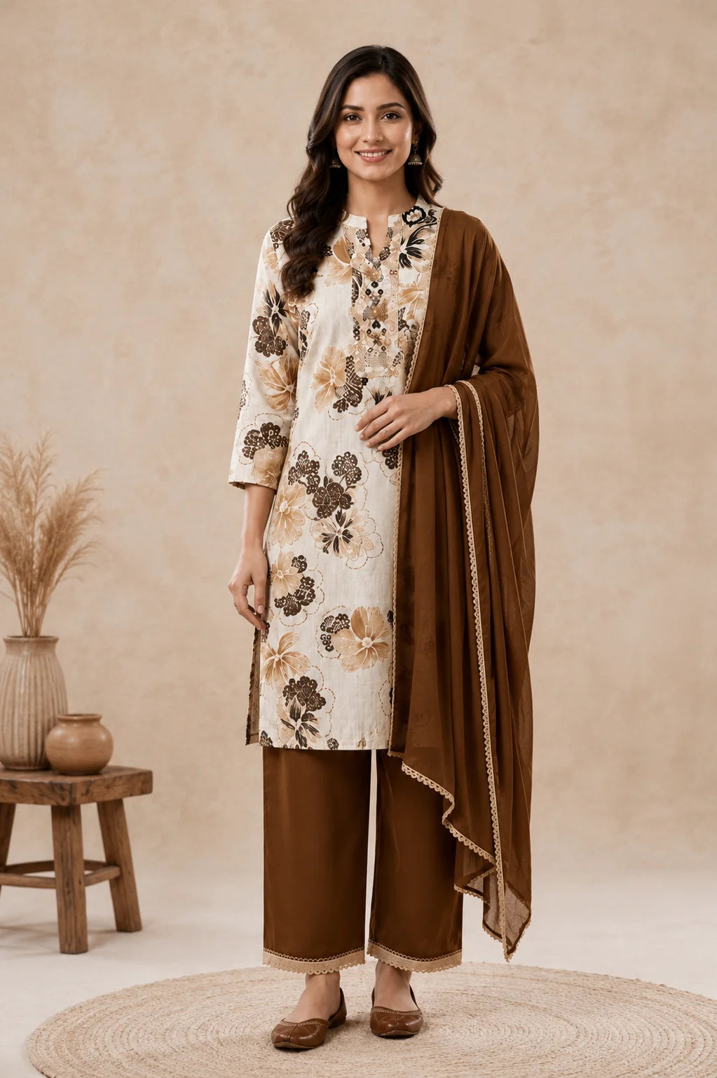 Stylish Ethnic Suit Set
