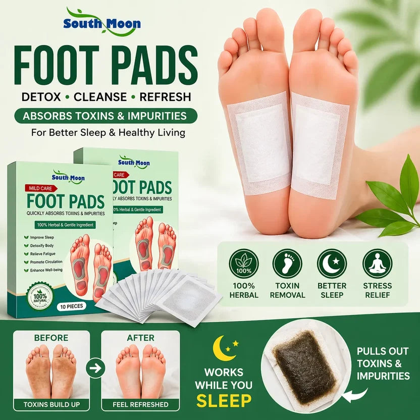 (20 Patches) Detox Foot Patches – Natural Foot Pads