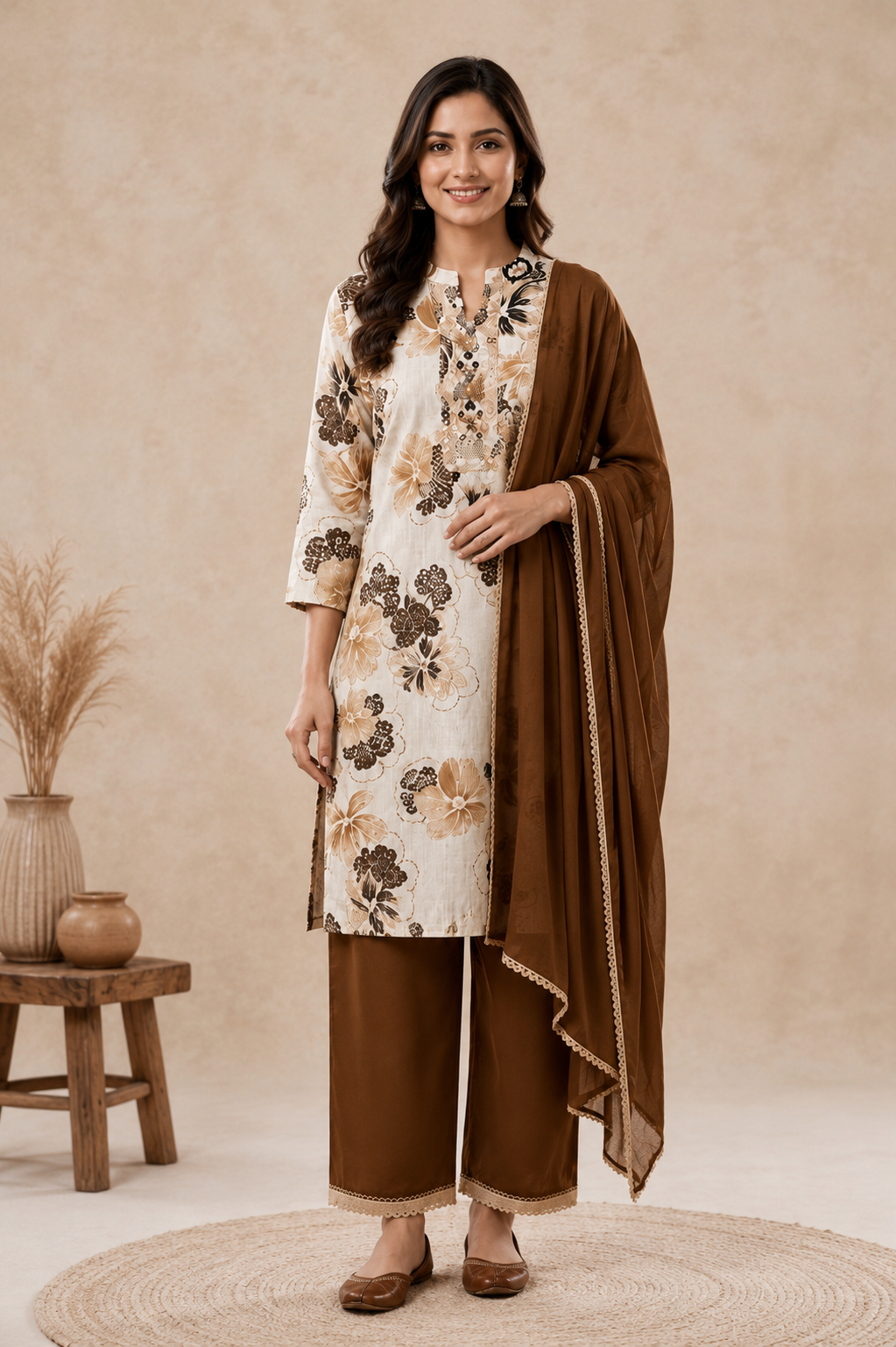Stylish Ethnic Suit Set