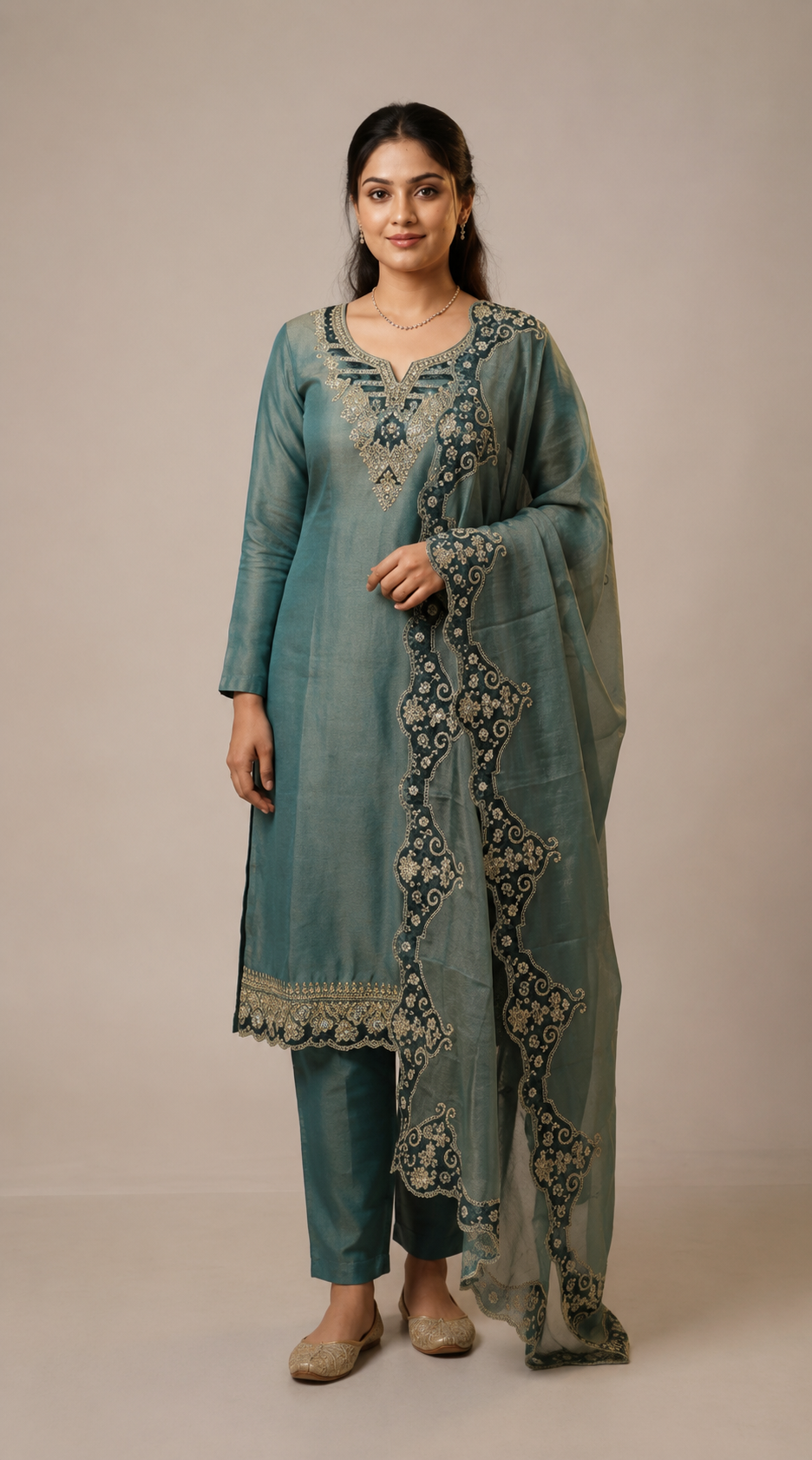 Traditional Embroidered Dress Set